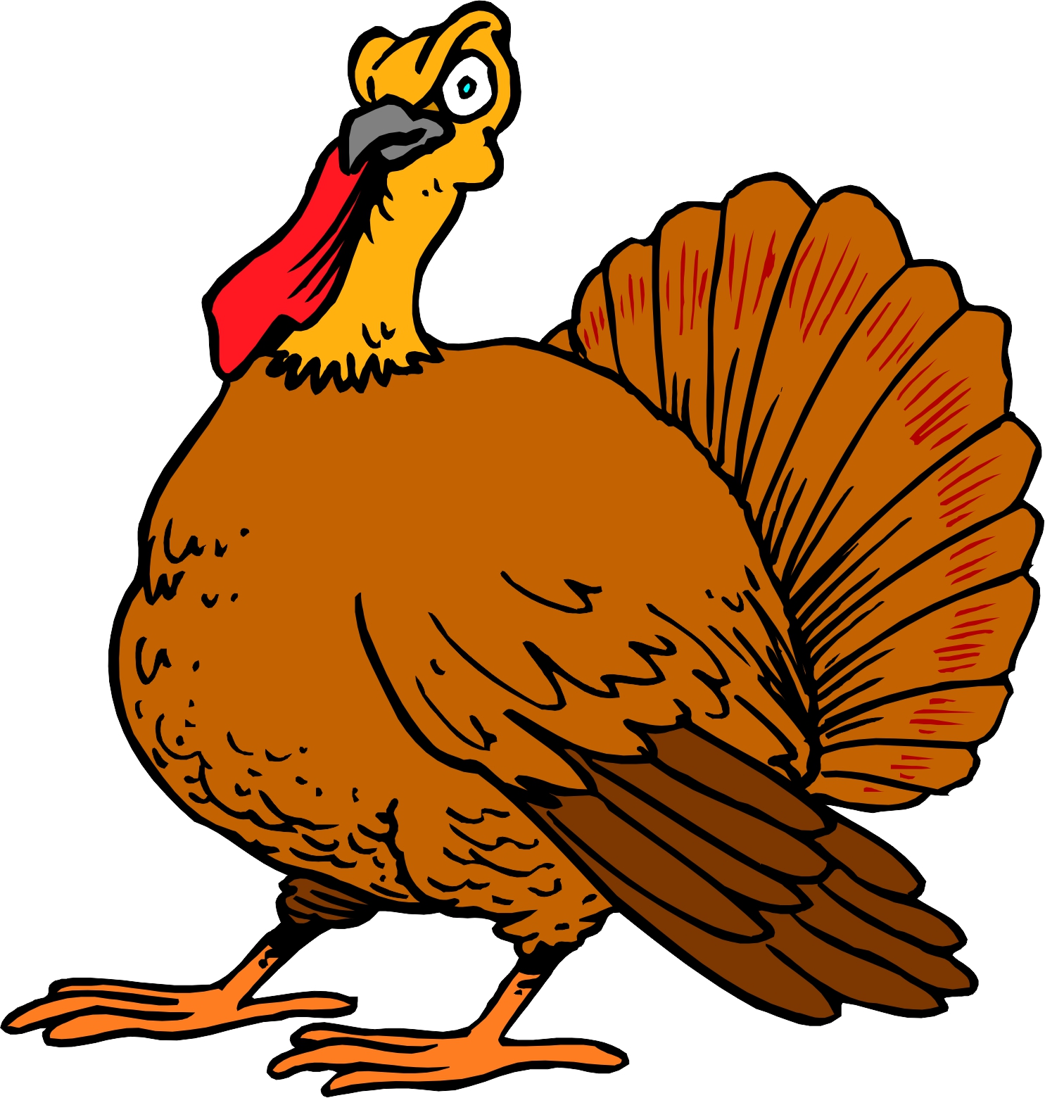1485x1560 Cartoon Turkey Head Clip Art