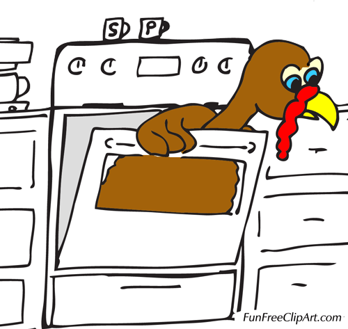 500x473 Clip Art Turkey In Oven Clipart