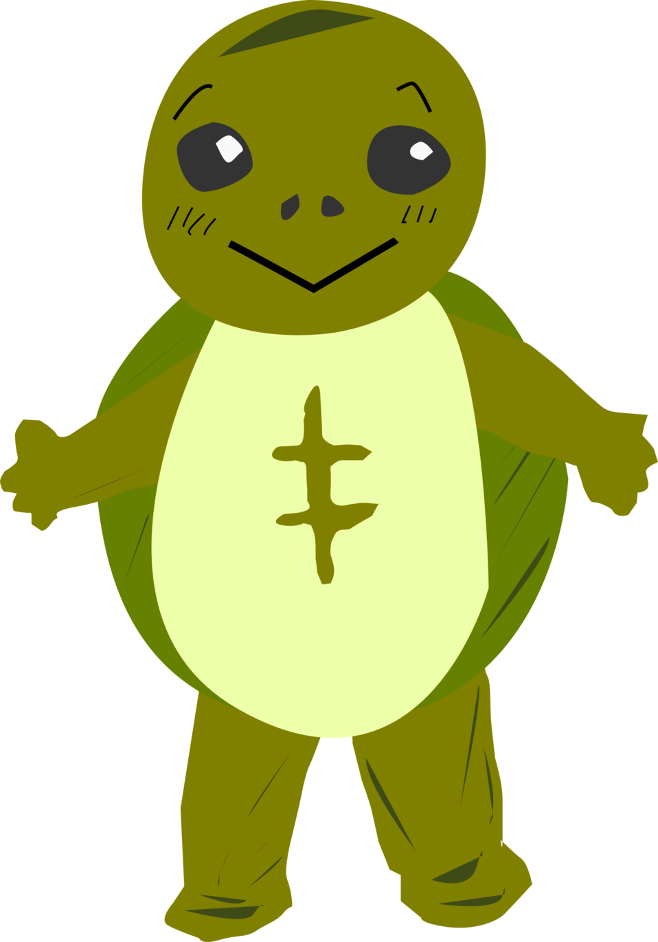 958x1370 Public Domain Clip Art Image Turtle Character Id