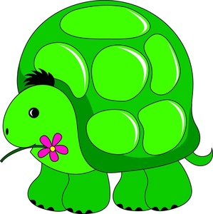 299x300 Cute Cartoon Turtle Clipart