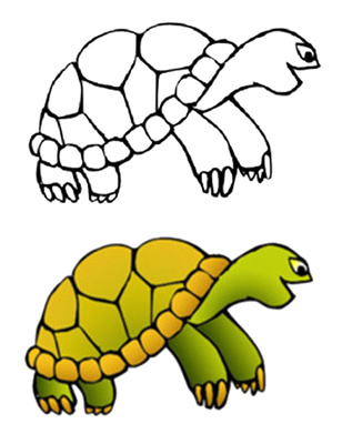 317x400 Turtle Shell Clip Art