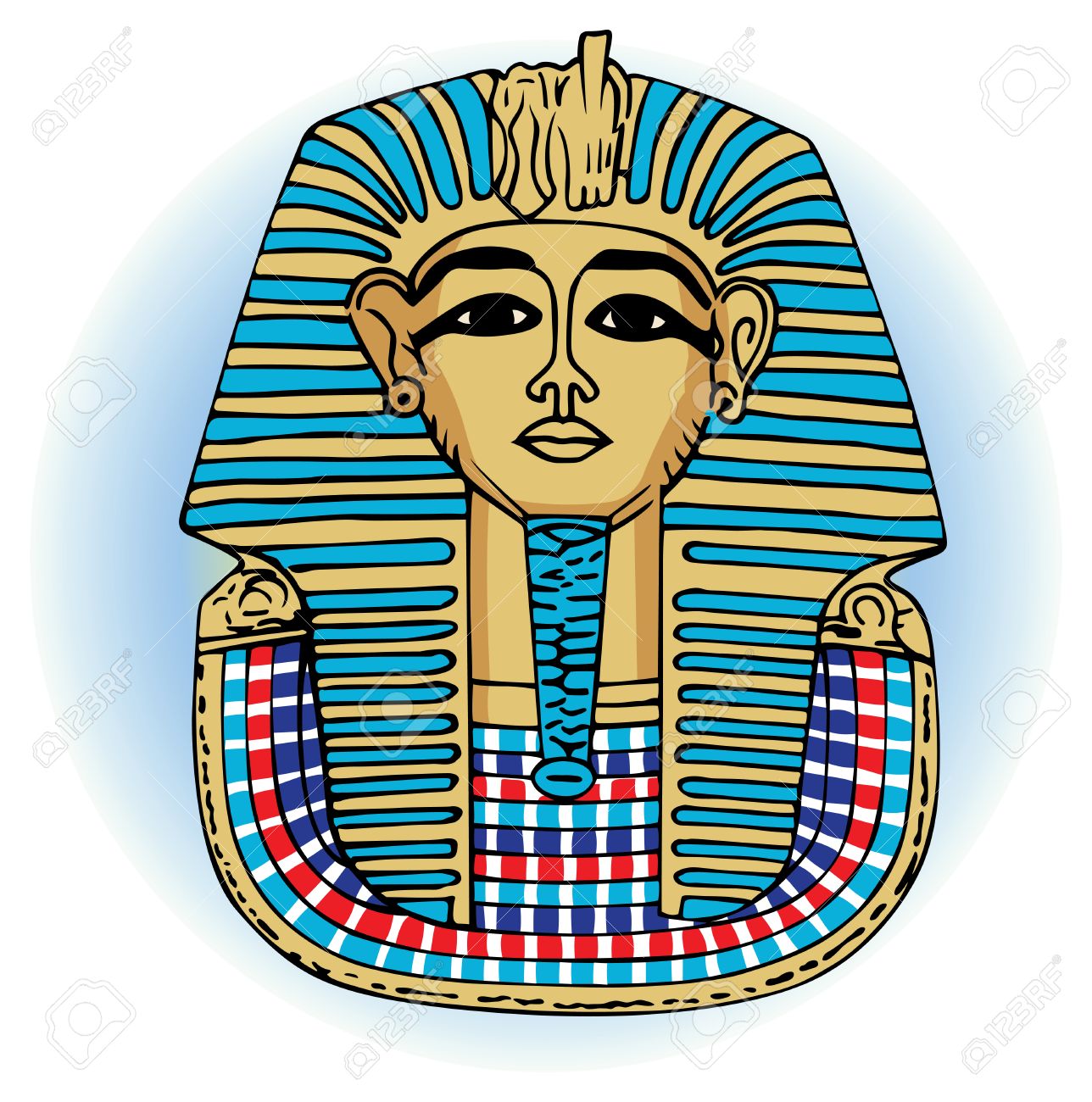 1288x1300 Collection Of Egyptian Death Mask Drawing High Quality, Free