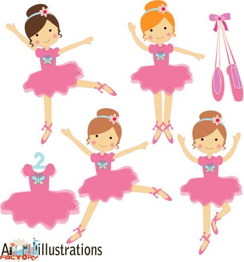 503x539 Ballerina Clipart , Dancing Girl, Vector Graphics , Commercial Use
