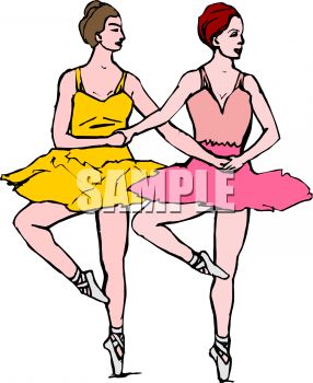 286x350 Royalty Free Clip Art Image Ballerinas