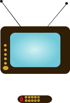 236x347 Old Television Clip Art