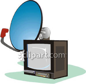 300x291 Satellite Tv Clipart