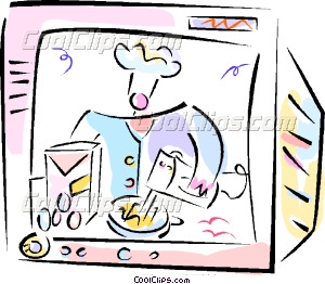 300x262 Cooking Tv Show Vector Clip Art