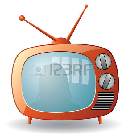 415x450 Show Clipart Television Set