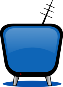 216x296 Cartoon Television Clip Art 3038649