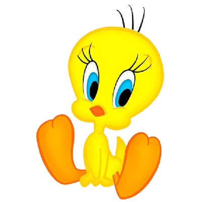 400x400 Tweety Bird Christmas Clipart