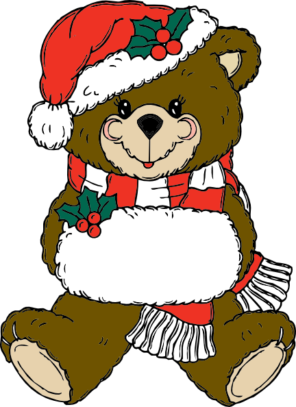 432x594 Ourson Christmas Clip Art Clip Art