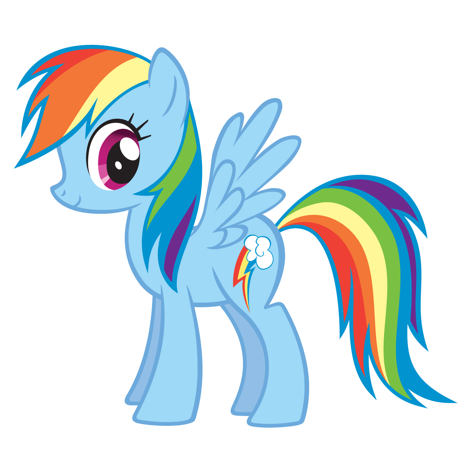 1500x1500 Rainbow Clipart My Little Pony