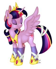 236x292 Alicorn Princess Twilight As Crystal Pony Vector By Melodycrystel