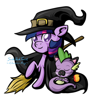 400x407 Twilight Clipart Halloween Witch