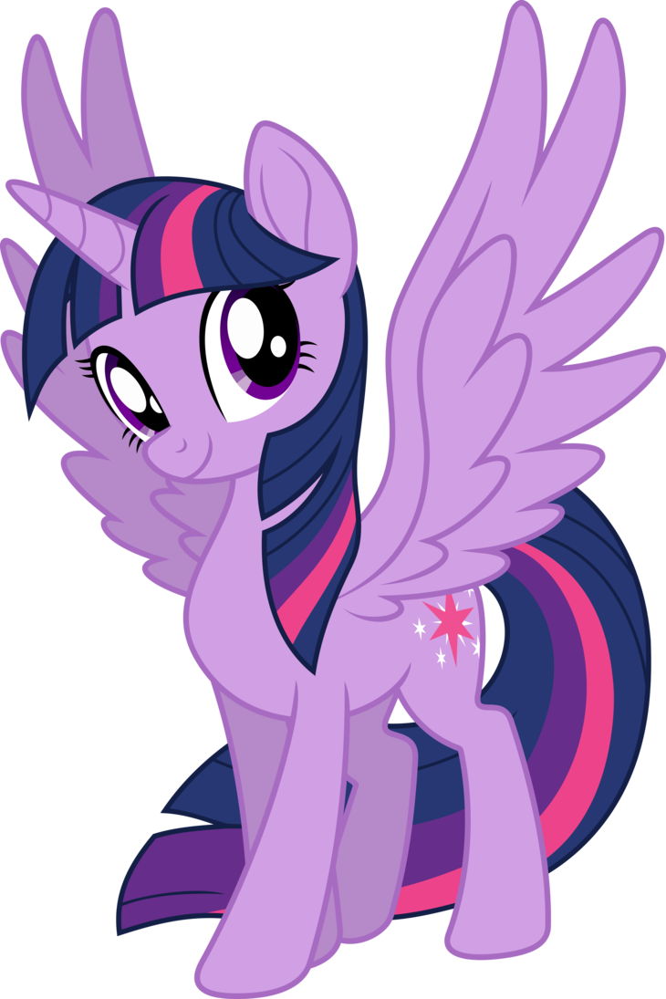 730x1095 Mlp Fim New Twilight Sparkle (Happy) Vector By Luckreza8