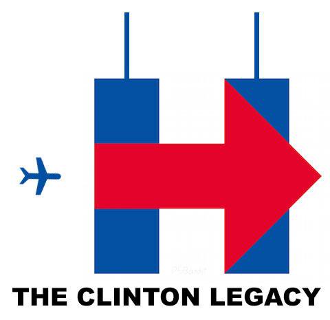 480x465 Tweeters Turn Hillary Clinton Campaign Logo Into Bizarre 911