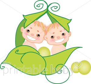 300x275 Baby Twins Clipart
