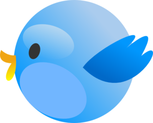 299x240 Cutie Twitter Bird Clip Art