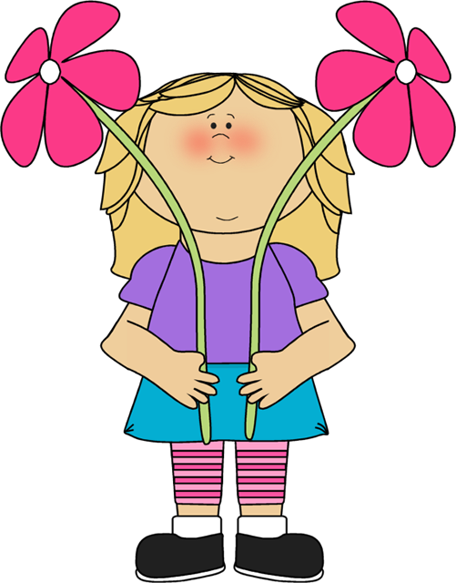 501x640 Clipart Flower Girl Clip Art Image