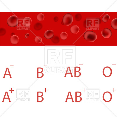 400x400 Red Blood Cells. Blood Types. Medical Background Royalty Free