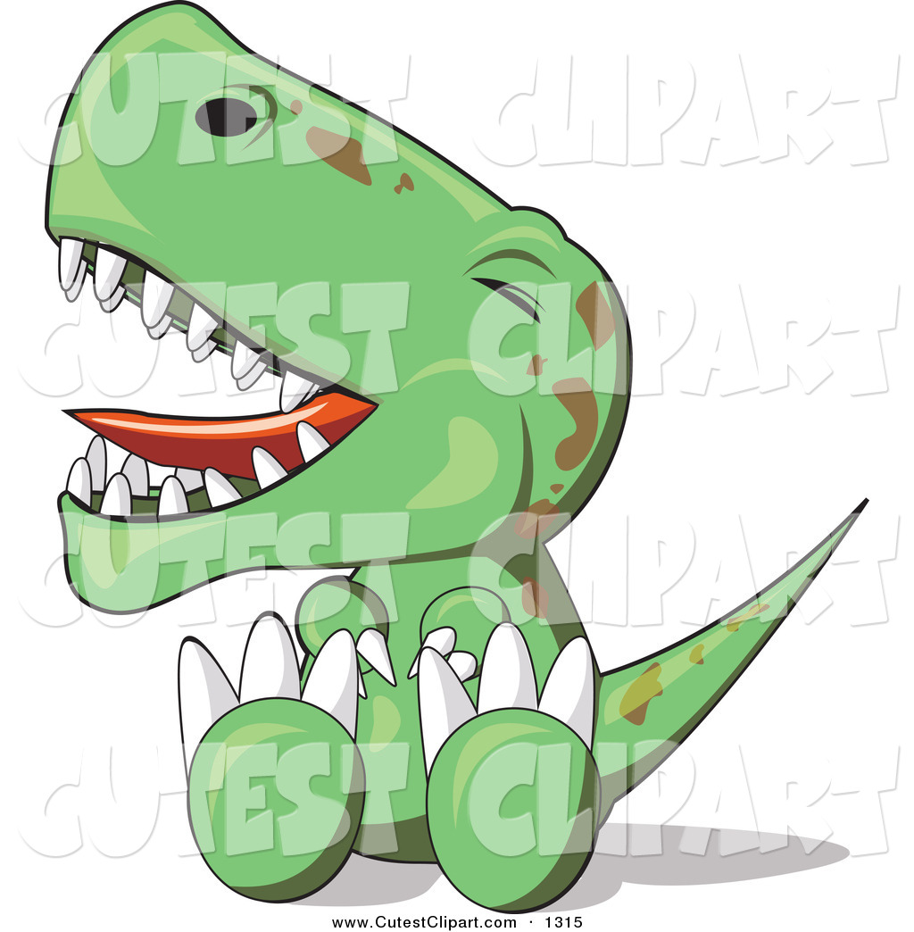 1024x1044 Vector Clip Art Of A Fussy Baby Green T Rex Dinosaur Sitting