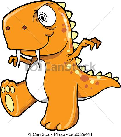 415x470 Crazy Insane Orange Dinosaur T Rex Vector Eps Vector