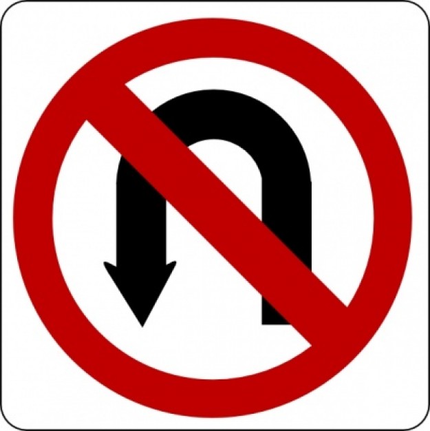 625x626 No U Turn Sign Clip Art Clipart Panda