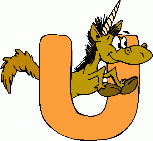 490x452 Animal Letter U Clipart