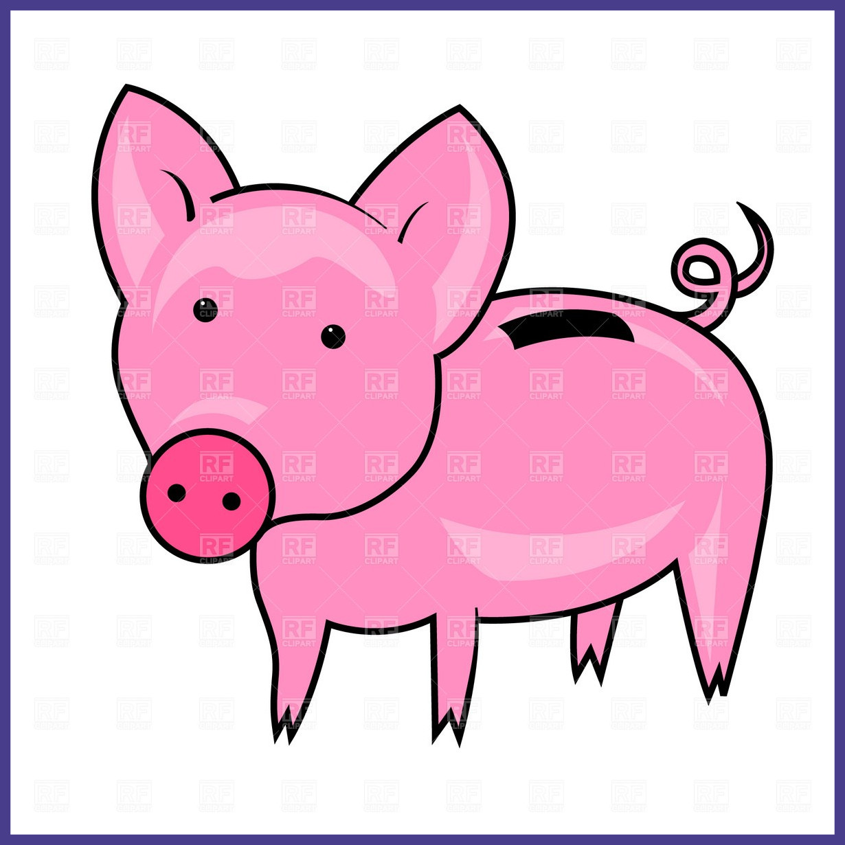 1230x1230 Awesome Funny Piggy Bank Royalty Vector Clip Art Image U Rfclipart