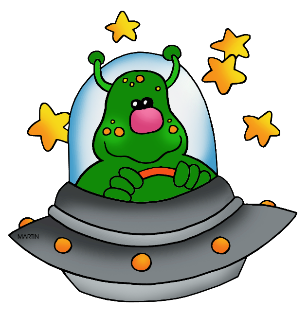 633x648 Transportation Clip Art By Phillip Martin, Ufo Space Ship