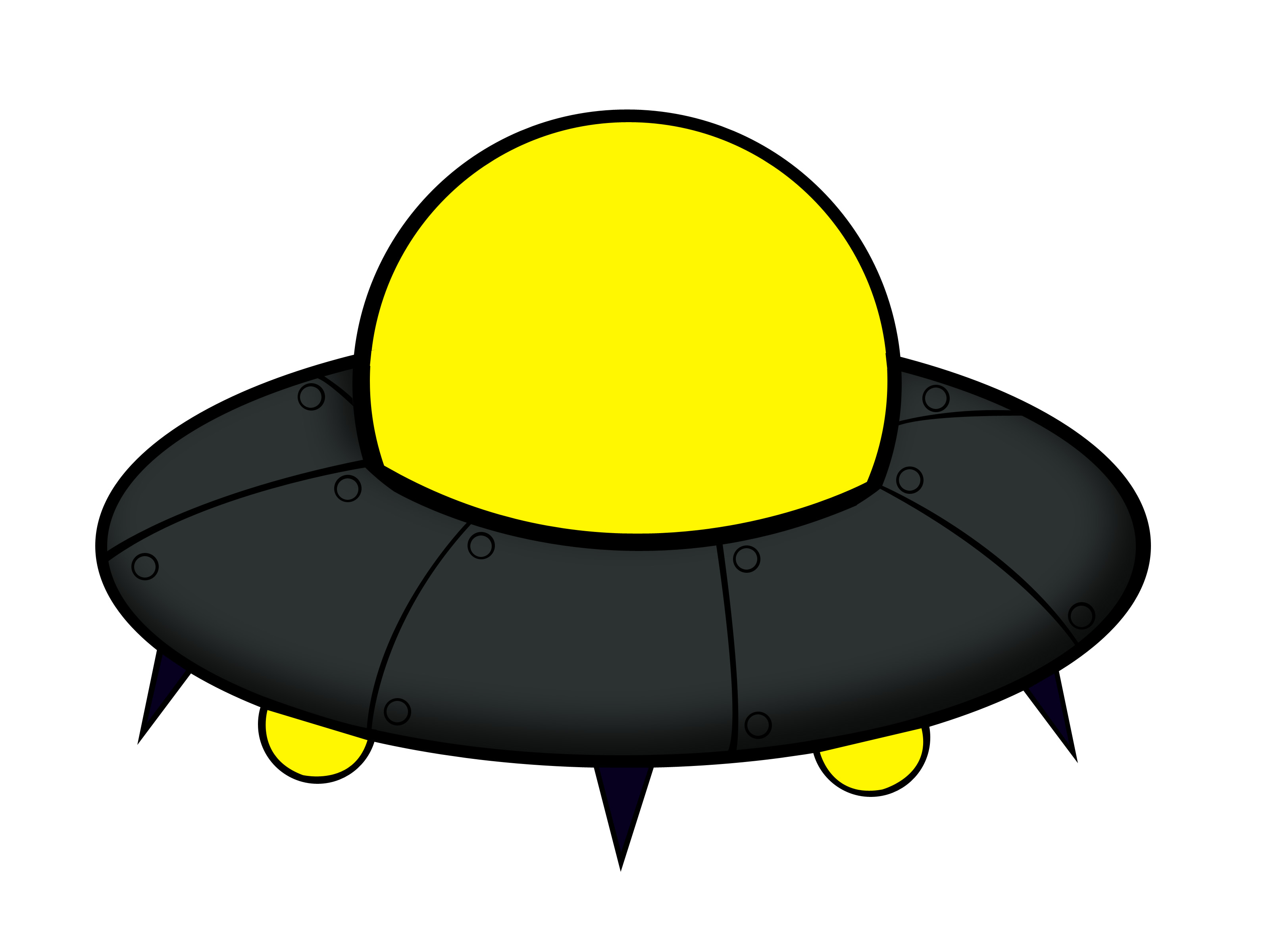 3200x2400 Ufo Cartoon Space Alien Clip Art Free