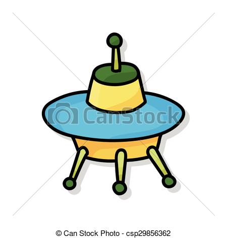 450x470 Ufo Doodle Clip Art Vector