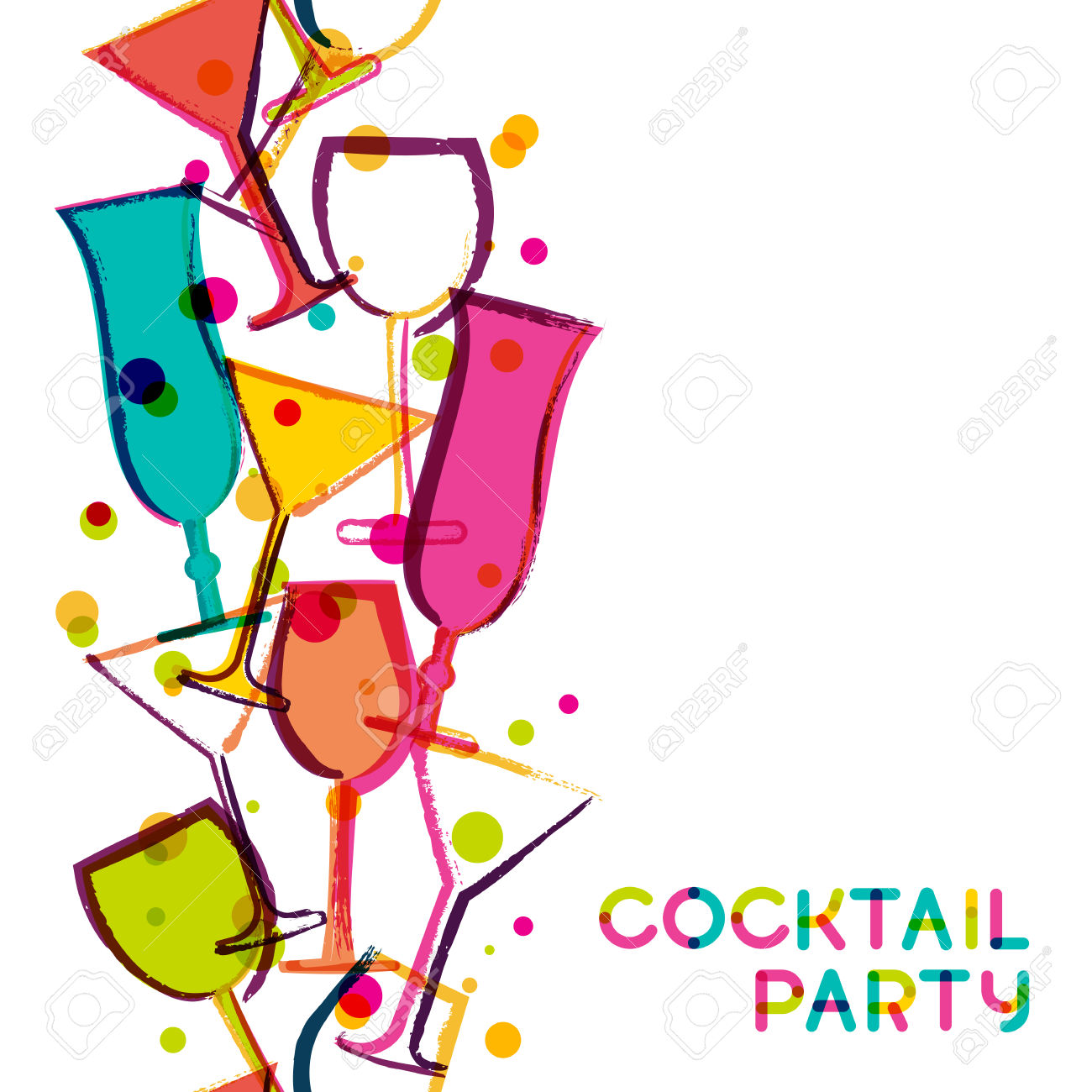1300x1300 Party Flyers Clipart
