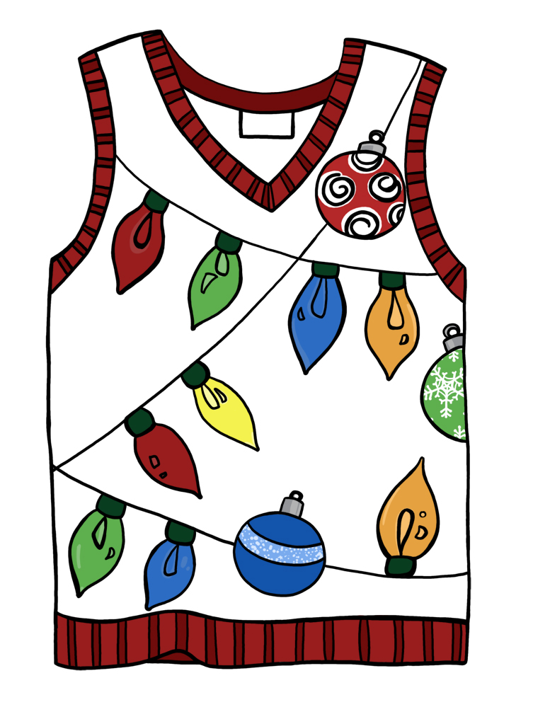 Printable Ugly Sweater Clipart