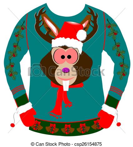 426x470 Amazing Design Ugly Christmas Sweater Clipart For Over Stock