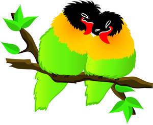 300x246 Free Free Lovebirds Clip Art Image 0515 1102 0614 5729 Animal