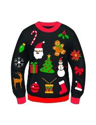 190x246 Free Ugly Christmas Sweater Clip Art Clipart