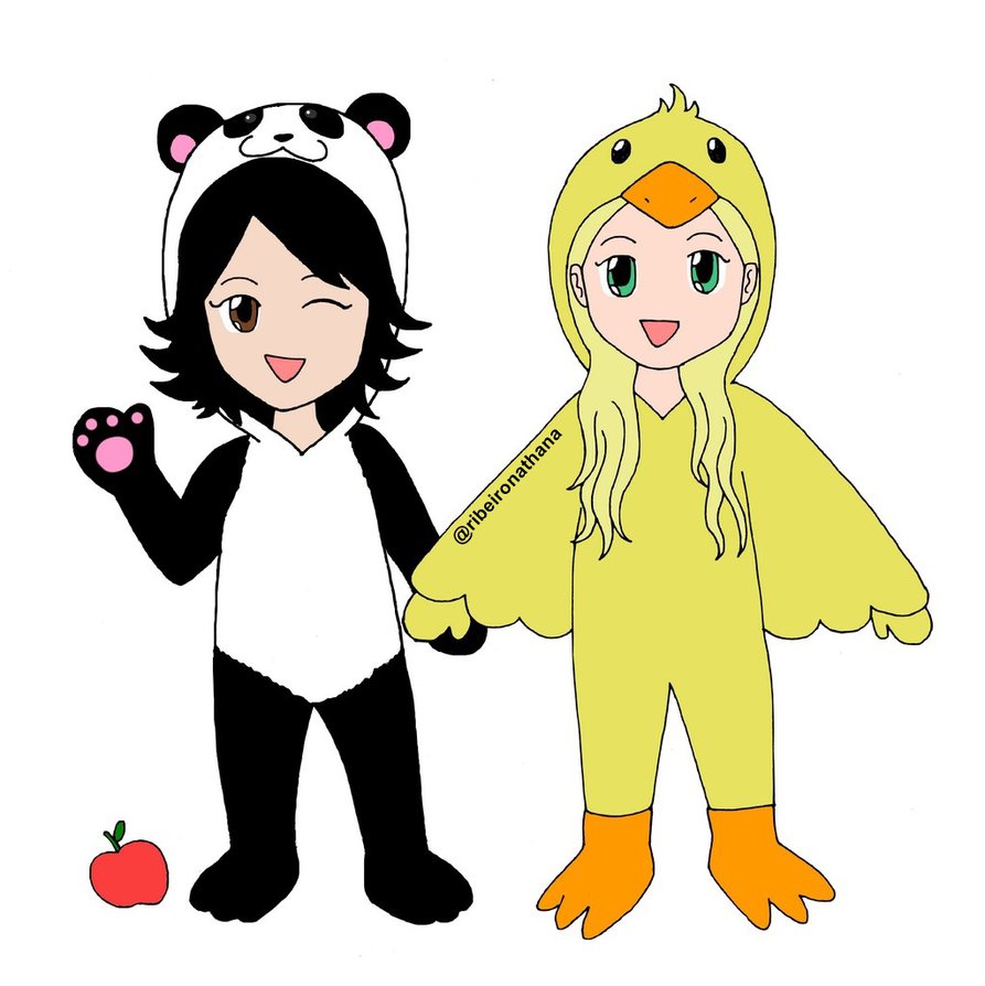 893x894 Evil Panda And Ugly Duckling By Nathanaribeiro