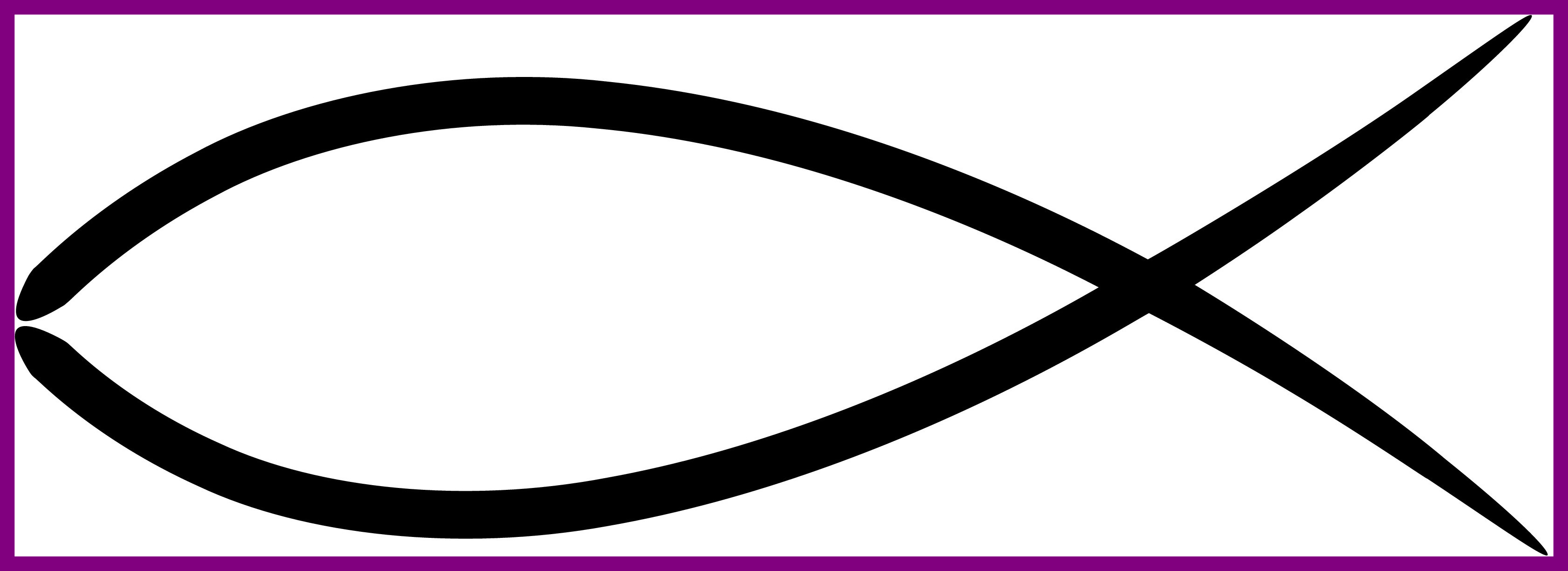 3362x1224 Christian Fish Clipart