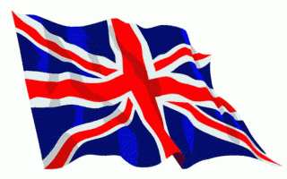 320x200 Deluxe England Flag Cartoon