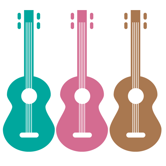 576x576 Ukulele Logo Stock Art Shop Flying Cloud Design