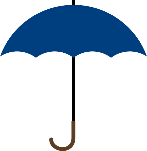 582x599 Navy Blue Umbrella Clip Art Clipart Panda