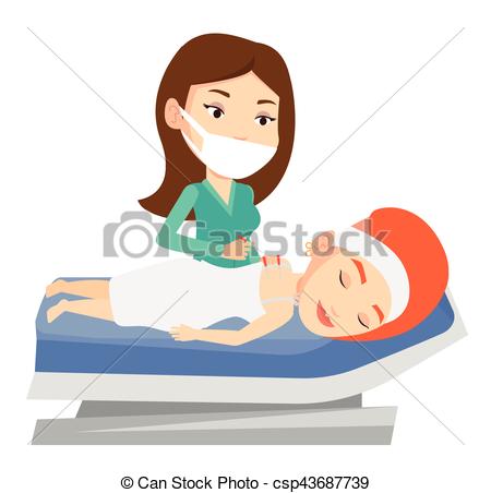 450x452 Acupuncturist Doctor Making Acupuncture Therapy. Caucasian