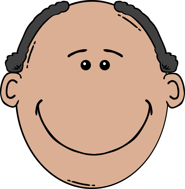 785x800 Free Clipart Man Face Cartoon Gerald G