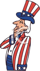 171x300 A Smiling Uncle Sam Clip Art Image