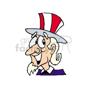 300x300 Royalty Free 4julyunclesam 142416 Clip Art Images, Illustrations