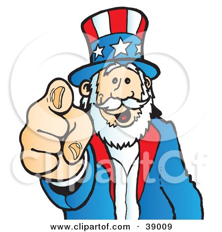 450x470 Clipart Illustration Of Uncle Sam Carrying An American Flag By