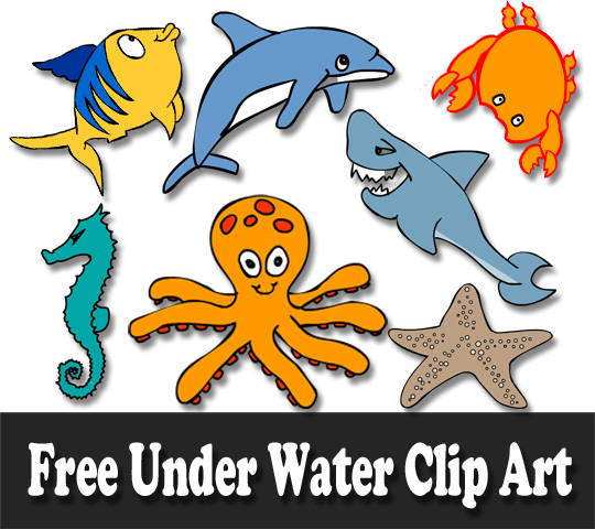 540x480 Free Marine Animals, Ocean Animals Or Under Water Animals Clip Art