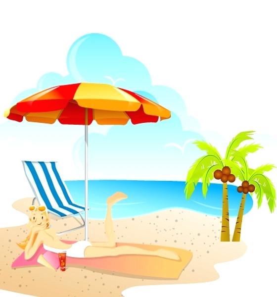 560x600 Free Ocean Clip Art Free Ocean Beach Buckle Material Sandy Beach