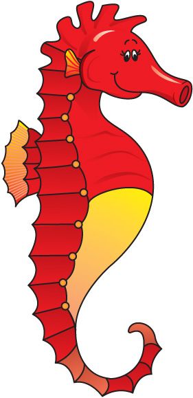 281x579 Ocean Clipart Seahorse